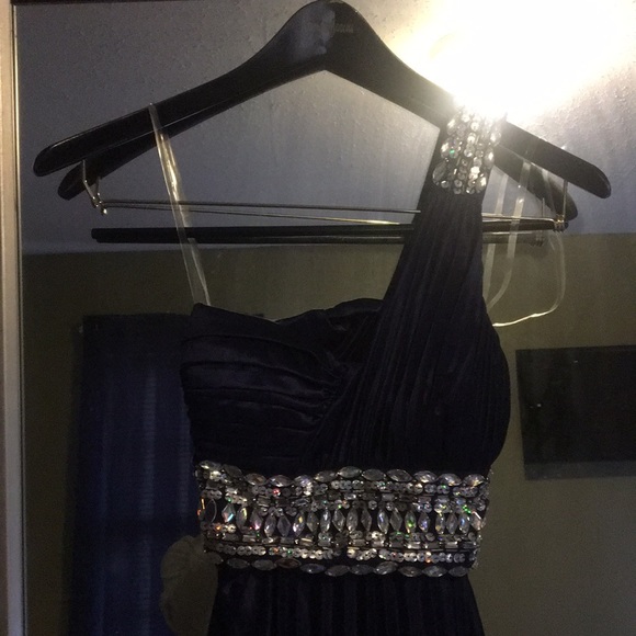Navy Blue Gown - Picture 2 of 4